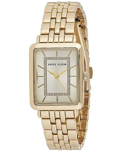 Anne Klein Rectangular Metal 3760CHGB